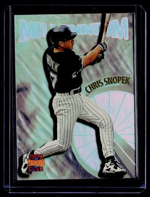 1997 Stadium Club #M34 Chris Snopek Millennium BS64