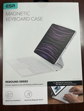 ESR Rebound Series Magnetic Keyboard Case For iPad Pro 12.9, iPad Air 13 WHITE