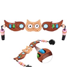 juhg Toy Bar Compatible with Baby Bjorn Bouncer Standard, Brown, Green, Blue