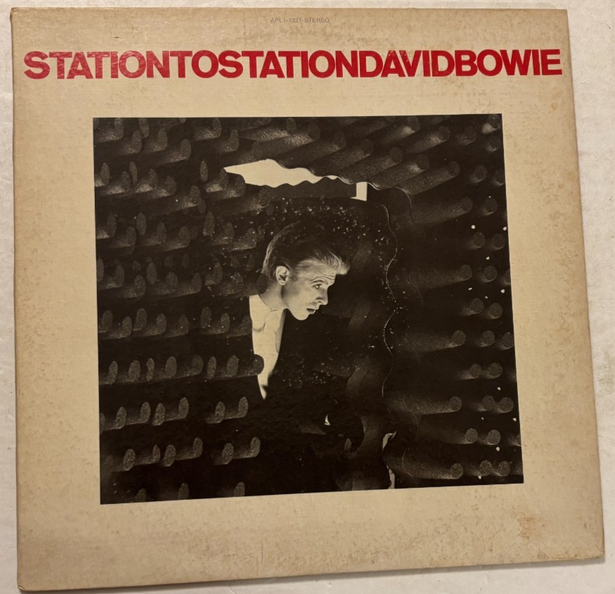 David Bowi\e Station APL1-1327 Stereo RCA Records Tan Vintage 1976 LP Vinyl NM