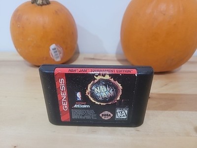 Sega Genesis NBA Jam Tournament Edition Cartridge Tested Working