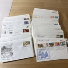 145 ALL DIFFERENT Canada FDC 1964-1972 - First Day Cover Collection