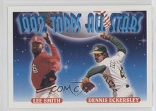 1993 Topps 1992 Topps All Stars Dennis Eckersley Lee Smith #411 HOF 14x1