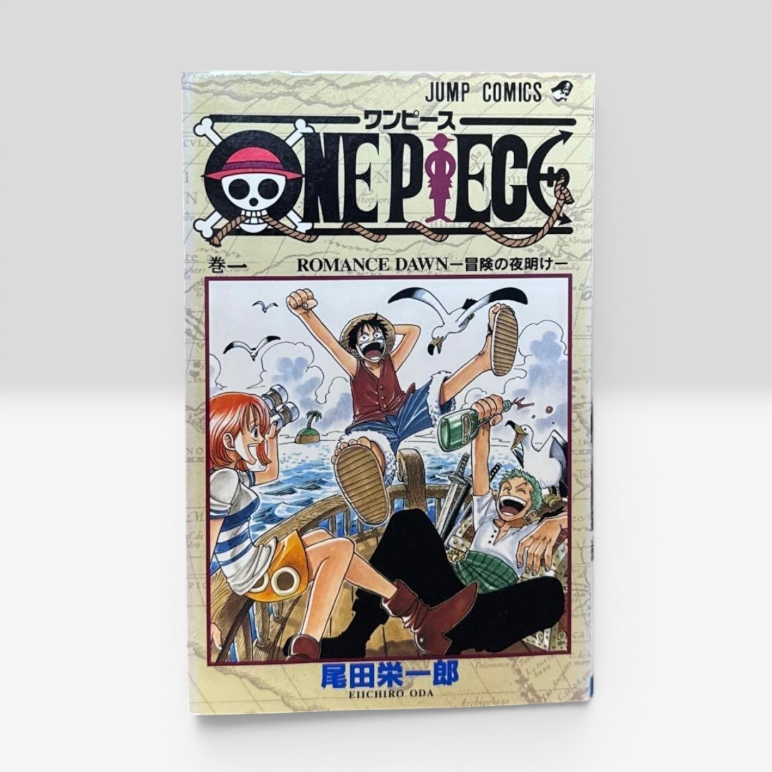 ONE PIECE Vol.1 1st Print Edition 1997 Manga Eiichiro Oda JAPÓN