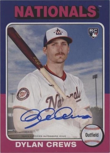 2025 Topps # 90R2-DC Dylan Crews Jersey Card (B66) Washington