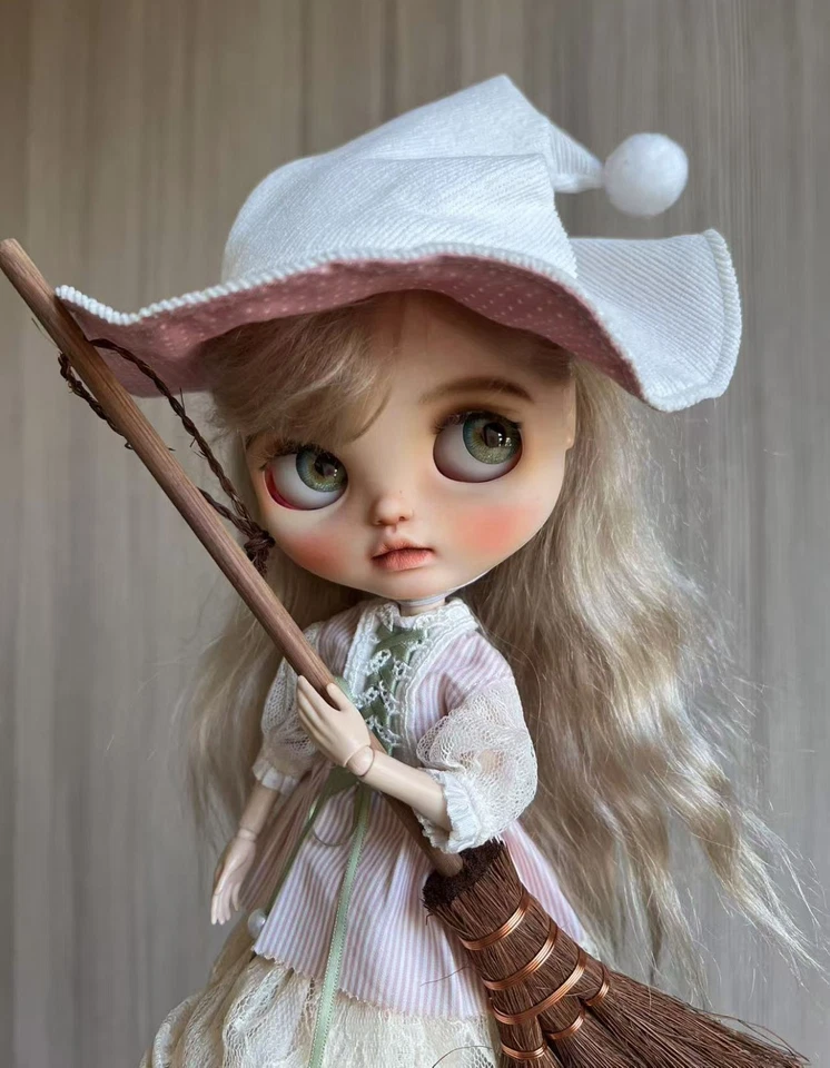 Blythe Doll Clothes -- Halloween Pink Witch Themed Costume Set (Rare) - Image 3 of 4