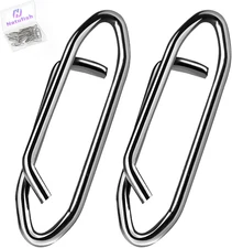 Power Fishing Clip - Fishing Speed Clips 50Pcs Stainless Steel Quick Change Conn