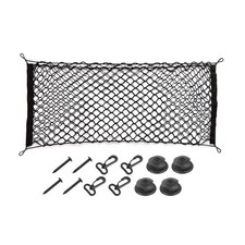 Car Rear Cargo Net Adjustable Elastic Storage Organizer Trunk 43.3 x 15.8 Inch
