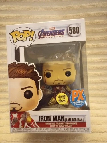 Funko Pop! Marvel Avengers Endgame 580 Iron Man PX Exclusive Vinyl Figure