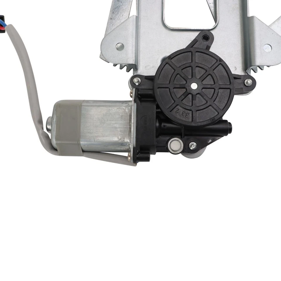 Regulador de ventana eléctrica con motor lado del pasajero delantero derecho para camioneta Chevy GMC Foto 3 de 4