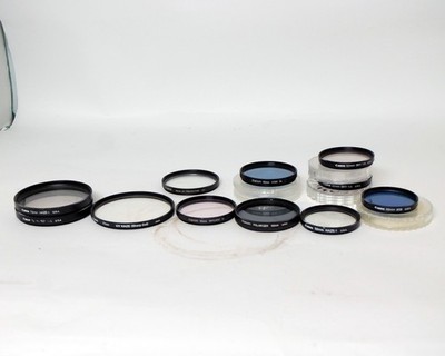 Canon Various Filters Sizes 49mm 52mm 55mm 72mm 77mm Skylight Haze 80B Used