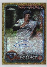 2024 Pro Debut Chrome Gold Mini-Diamond Refractor 42/50 Cayden Wallace Auto 1o97