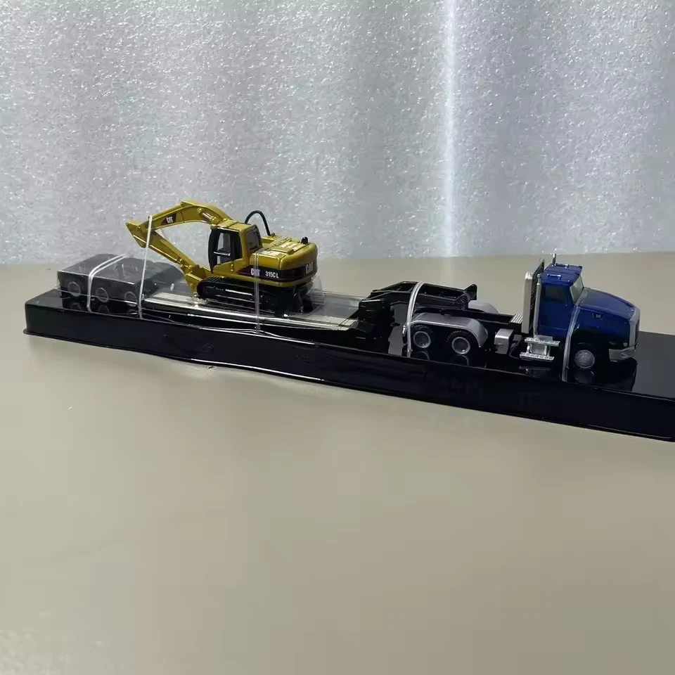 Camión remolque de metal fundido a presión 1:87 CAT 163H 315C 320D CT660 modelo Peterbilt 579 Foto 3 de 4