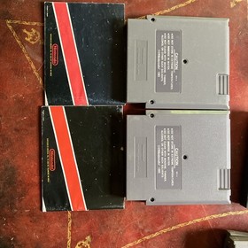 Nintendo NES Lot 6 Games, 2 Controllers Cleaning Cartridge 8 Instruction Manuals