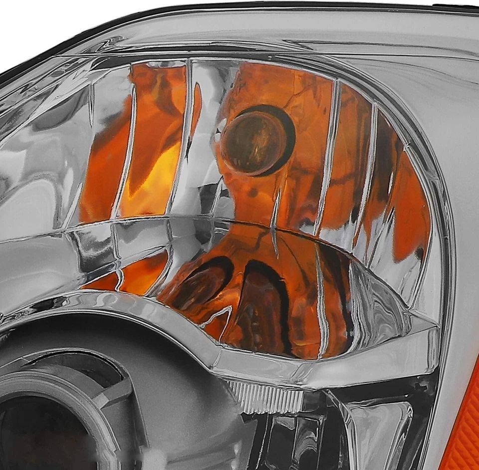 Par de faros cromados HID izquierda+derecha OE repuesto para Nissan 350Z 2003-2005 Foto 4 de 4