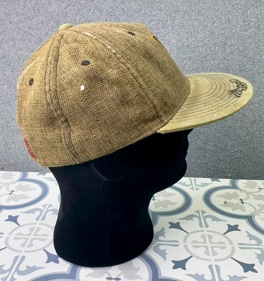 RARO Creation Skateboards Base California Edición Limitada Ala Plana Sombrero 7 1/8 Foto 4 de 4