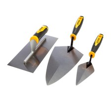 XTrade 3 Piece Bricklaying & Plastering Set for DIY & Trade
