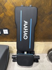 MAHAO Foldable Flat Weight Bench for Home Gym 660lbs Capacity, Black