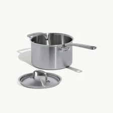 [FLASH SALE]- Stainless Clad Saucepan Stainless Size 4 QT