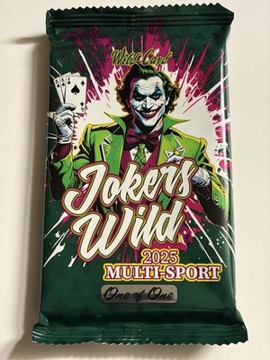2025 Wild Card Joker Wild Multi-Sport Pack Guaranteed #d 1/1