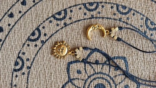 Coppia collane con ☀️ e?. ?? idea regalo per S.Valentino o anniversari ❤️❤️❤️