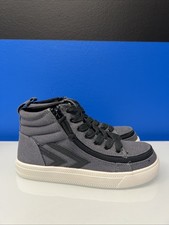 Billy Footwear CS High Top Sneaker - Charcoal/Black US Size 2 Medium NWOB