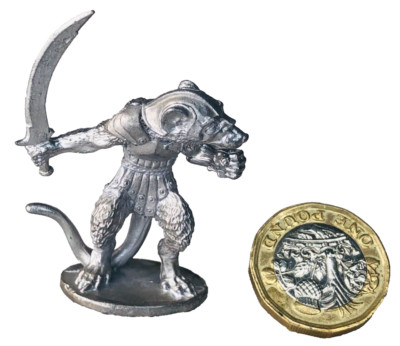 Ratman Warrior Rat Metal Model Grenadier 1989 Vintage Pre Slotta ra