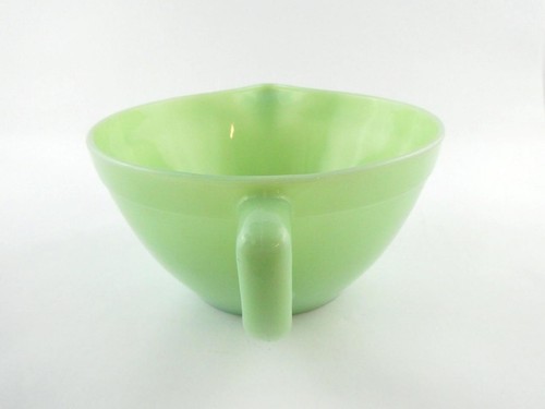 Tazón de batería de artículos de restaurante Anchor Hocking JADE ITE llanta de 3/4 pulgadas MUY BUEN ESTADO - Imagen 4 de 7