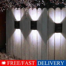 LED Solar Deck Light Path Garden Patio Pathway Stairs Step Fence Lamp Outdoor US