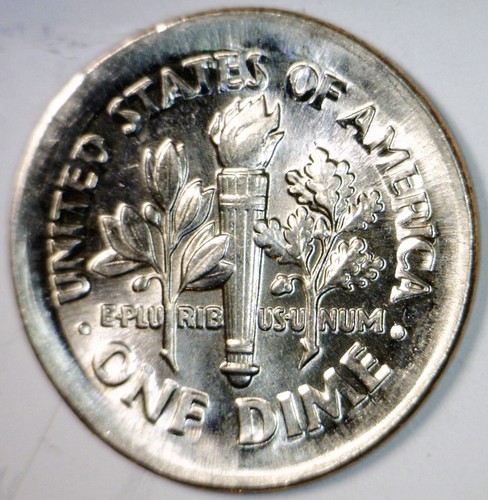 1999 ERROR HUGE Broad Struck Roosevelt Dime CH BU Coin Brd Strike BIGGER THAN 1c - Picture 2 of 5