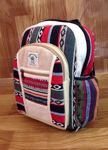 Medium Hemp Backpack - Picture 2 of 10