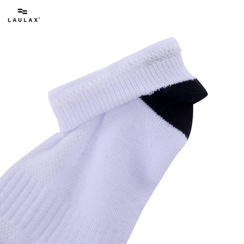 Laulax men running socks ankle cotton seamless tendon protect smooth toes 4pairs - Picture 12 of 15