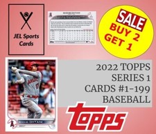 2022 TOPPS SERIES 1 BASEBALL~CARDS #1-199~COMPLETE YOUR SET~YOU PICK~(19BC)