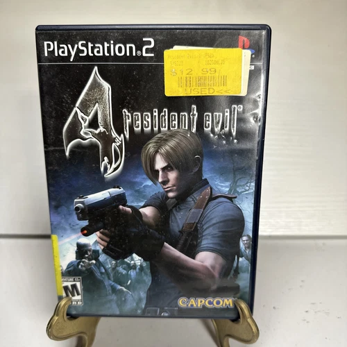 Resident Evil 4 PlayStation 2 2005 Complete CIB Black Label PS2 Sony Video Game