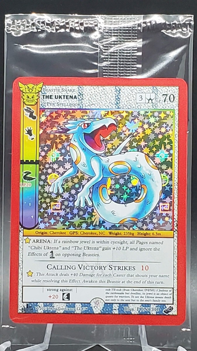 The Uktena MetaZoo 1st Edition Full Holo Foil NATIVE Promo Card