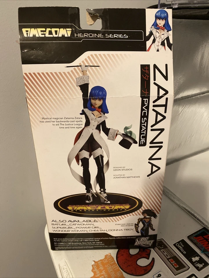 DC DIRECT Ame-Comi ZATANNA Heroine Series PVC Estatua Figura Liga de la Justicia Foto 4 de 4