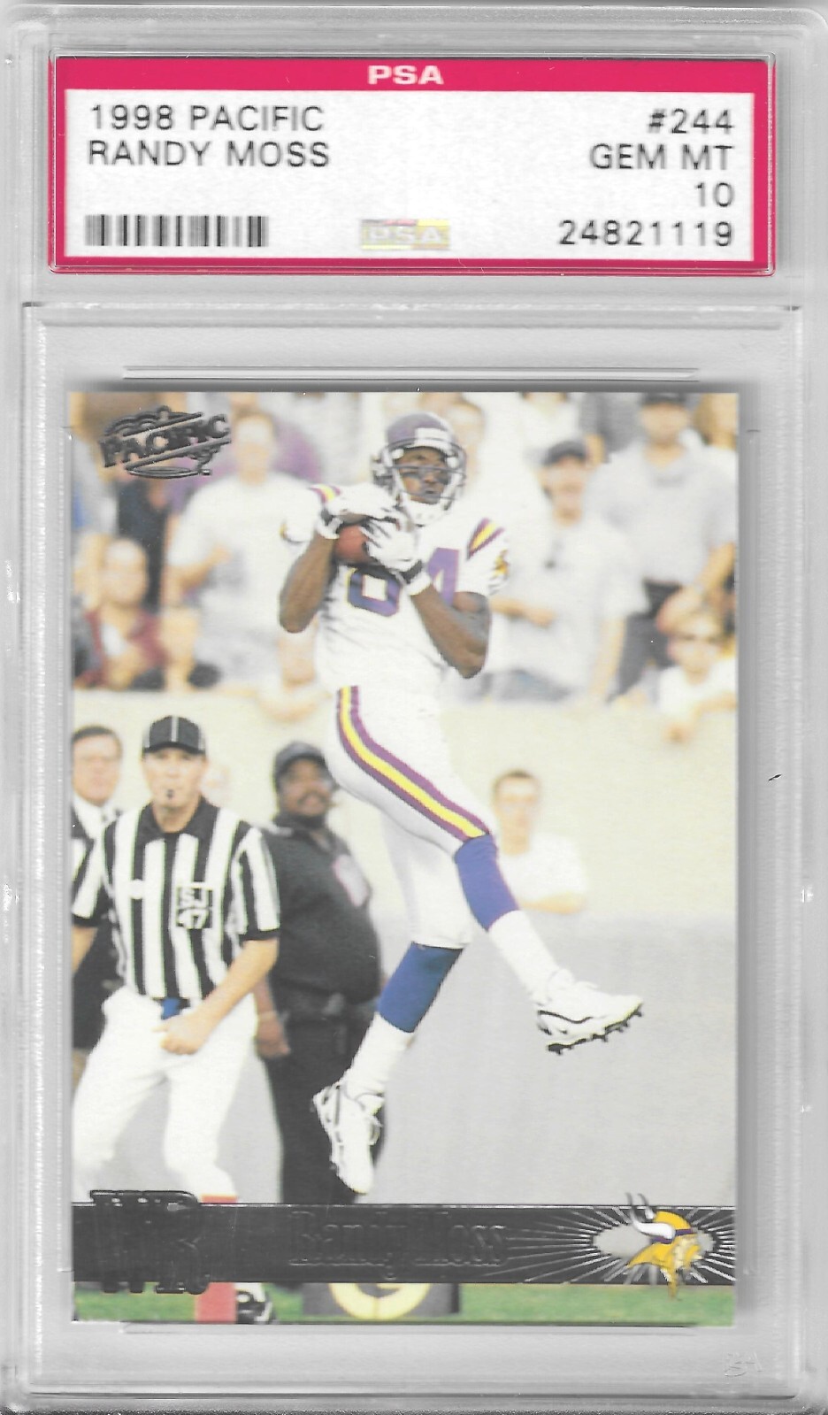 Randy Moss Pacific #244 Base