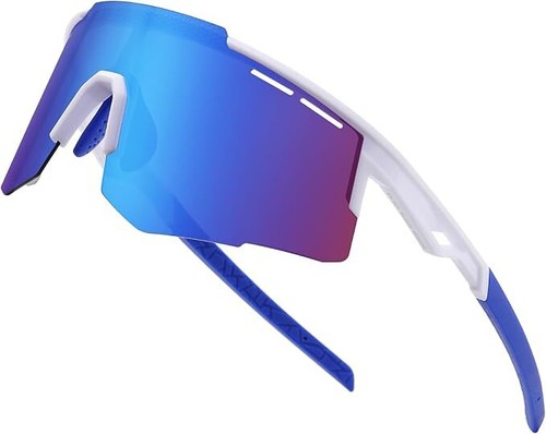 DUCO Polarized Sports Sunglasses for Men UV400 protection Shade Cycling Baseball