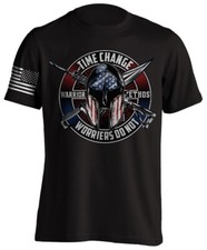 American Spartan Warrior Ethos US Flag Military Style Short-Sleeve T-Shirt Gym