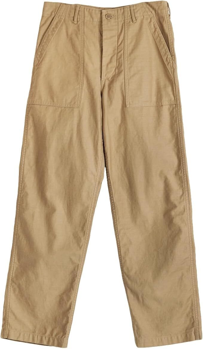 orSlow US Army Fatigue Pants Kahki Size 3 L Cotton Twill