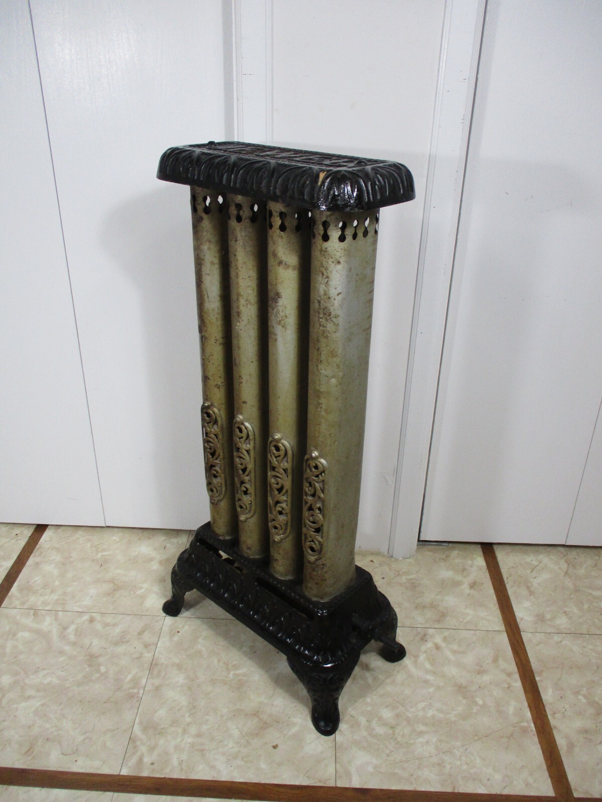 Antique Jewel Cast Iron Gas Parlor Stove Heater eBay