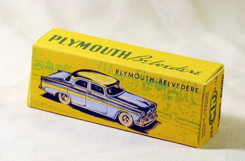 CIJ - 3/16 - Plymouth Belvedere - Bleu et crème - En boite