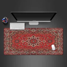 Computer Persian Carpet Keyboard Mouse Pad Gamer Rug Desk Mat Office Accessories