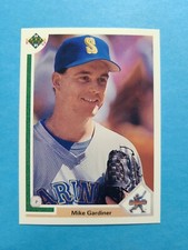 MIKE GARDINER 1991 UPPER DECK STAR ROOKIE BASEBALL CARD # 14 F6763. rookie card picture