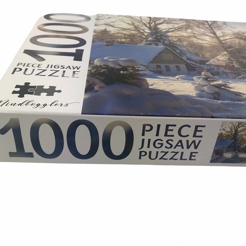 1000 Pc Puzzle Winter Scene Mindbogglers Snow Country Farm Spindleruv Mlyn Czech - Bild 2 von 5