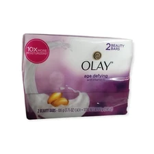 1 Pack (2bars) Olay Age Defying Vitamin E Soap Beauty Bars 3.75 Original Formula