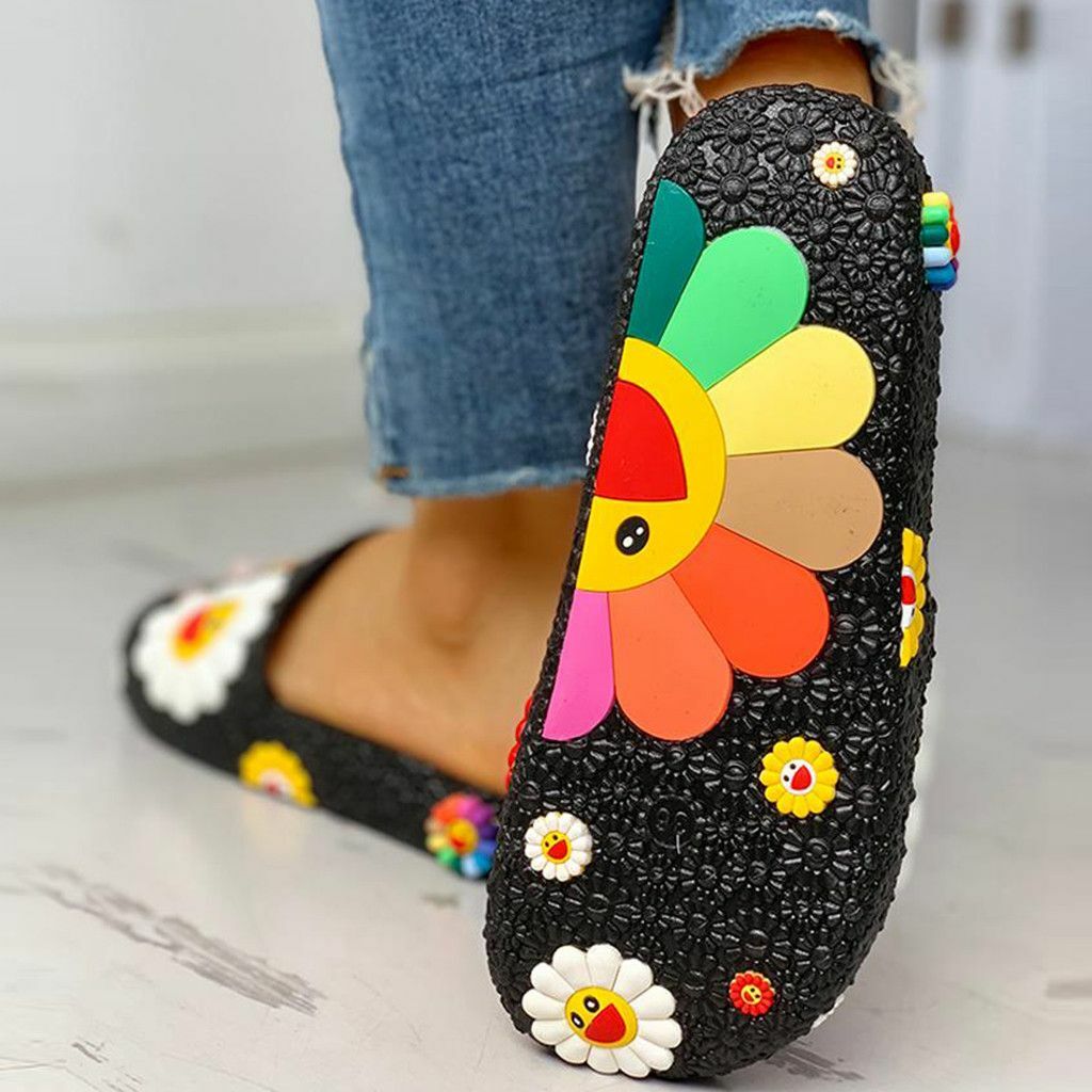 sunflower slippers