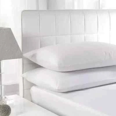 XANIA Extra Filled Pillows Pack of 2 Hotel Quality Firm Deluxe Night Sleep Soft Plain