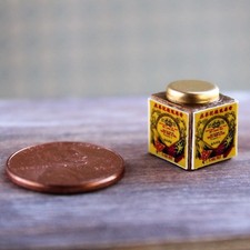 Dollhouse miniatures Beverage 1:12 Chinese Tea Tin NEW