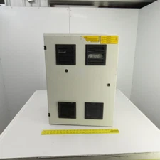 29-1/2" x 21-1/2" x 13" Electrical Enclosure W/Backplate & 2-Fans